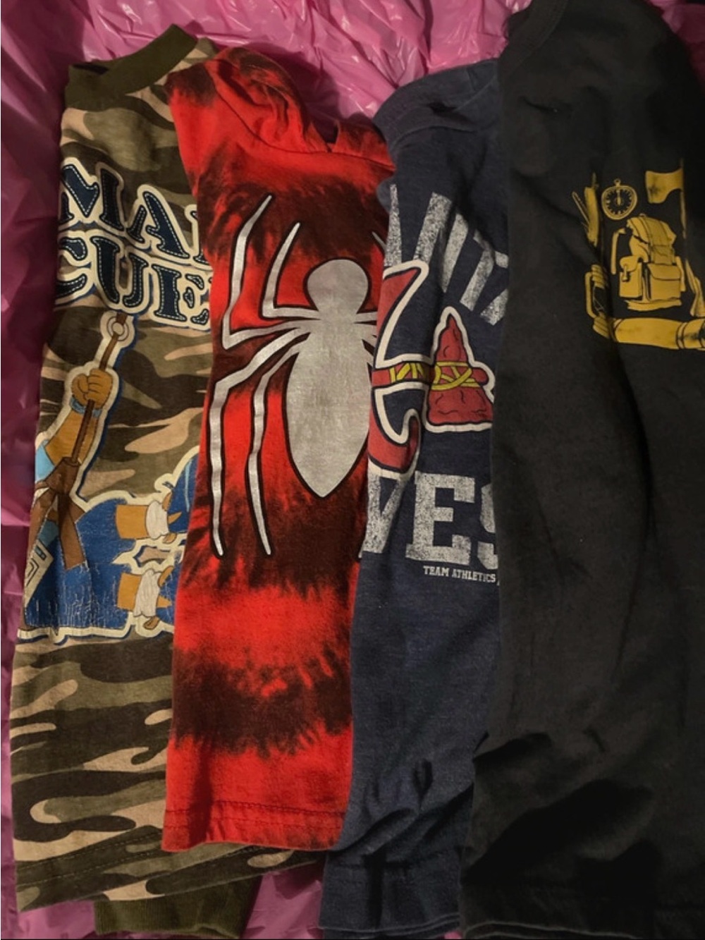 4 shirts